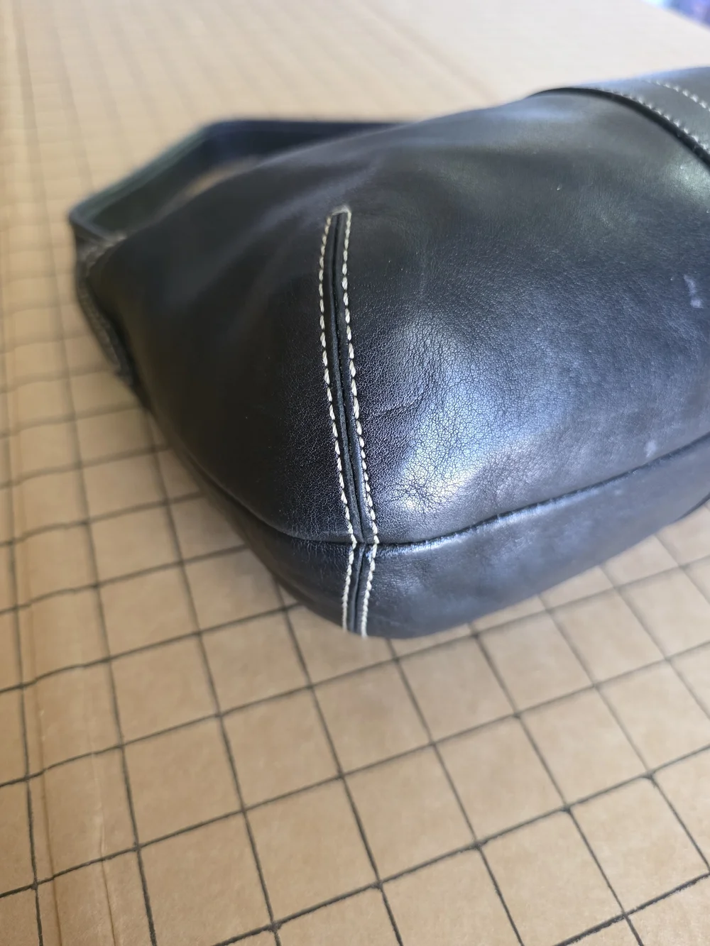 Coach 10739 Black Leather Mini Ergo Hobo Shoulder Bag Y2K - Picture 7 of 16